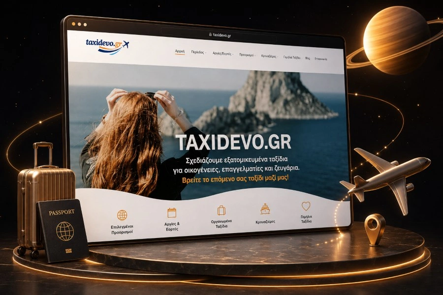 Κατασκευή E-shop για το Taxidevo.gr από την CLC Web Solutions